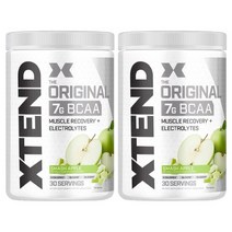 익스텐디드헬스 더 오리지널 7g BCAA 스매시 사과 맛, 420g x 2개