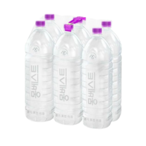 한국청정음료 몽베스트 무라벨 생수 2L 6병