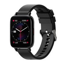심박계 심박수 측정기 운동 New I22 Smart Watch Women Smartwatch Men Bluetooth Call Blood Pressure Oxy, 06 silicone black