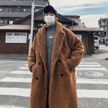 신슐레이트패딩 남성경량점퍼 양모 롱 입자 울 유니섹스 윈드 브레이커 스트리트