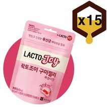 [무료배송]종근당 락토조이 유산균 구미젤리 50g x 15봉지, 상세페이지 참조