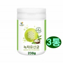녹차 유산균 락토바실러스 플란타룸 프로바이오틱스 국내산 녹차유산균 파우더 프락토올리고당 위대한V133 균주 비피덤유산균 람노수스 플란타 김치유산균 비타믹스 유래유산균 건강분말, 3통, 230g
