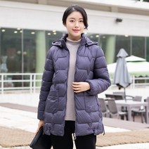 엄마옷 모슬린 후드 패딩점퍼 JP211110마담 미시옷 50대 중년여성의류 60대 엄마옷 빅사이즈 할머니옷 여성옷