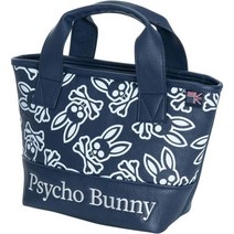 Psycho Bunny(사이코버니) 사이코 토끼 PSYCHO BUNNY 라운드 소품 모노그램 GOLF 백, Psycho Bunny(サイコバニー) 네