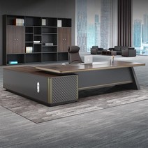 임원책상 대표 책상 사무용 변호사 병원장 사장님 데스크 심플 모던 잠금장치, 2.2m