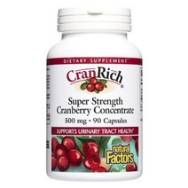네추럴팩터스 크랜리치 슈퍼 스트렝스 크랜베리 컨센트레이트 500mg 캡슐, 90개입, 5개