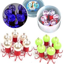 금호 쭈꾸미 애자 호래기 야광 레이저 에기 낚시 채비 문어채비 에기 바늘 싱커 루어대 쭈꾸미망, 01.KS-309 쭈꾸미애자 진주펄 5개입