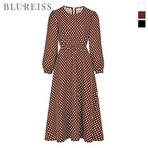 블루레이스 블루레이스 도트패턴밴딩플레어원피스_BKW1OP3441