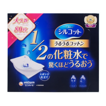 시루콧토 우루우루 스펀지 화장솜, 1개, 80매