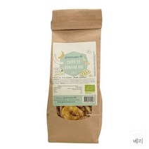 프랑스 GREENWEEZ banana chips 그린위즈 바나나 칩 말린 과일 건과류 200g 5팩, 5개