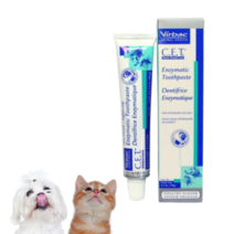 강아지 고양이 치약 버박 C.E.T. 이중효소치약 닭고기맛 70g, 바닐라맛