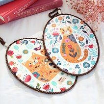 북유럽 고양이 냄비받침 2type, 쿠팡 ZERONE A
