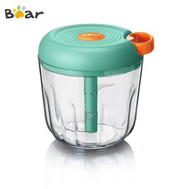 가정용 씽크대 음식물처리기Bear 400ml 고기 분쇄기 주방 도구 야채 쵸퍼 미니 매뉴얼, 한개옵션0