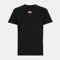 타미힐피거 남성용 베이직 오리지널 코튼 후드티 블랙 DM0DM10925BDS
