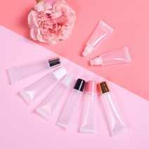 셀프천사 파운데이션 공병 공 용기 비비 크림 립 밤 치약 튜브, 50개, 화이트-20ml