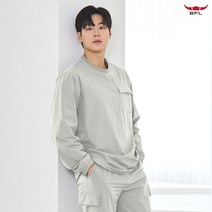 이너핏웨어 BFL 프리미엄 남성 소프트스킨 캠퍼 라운드 긴팔티 B23RTS-517