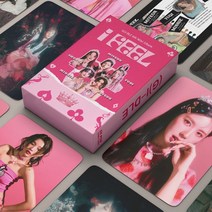 G-IDLE I FEEL 포카 아이돌 굿즈 포토카드 55장 아이필 민니 미연 슈화 굿즈 새 앨범, 스타일 A
