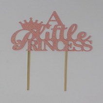 All About Details A Little Princess Cake Topper １pc 1st Birthday Welcome Baby girl Party Decor, 1