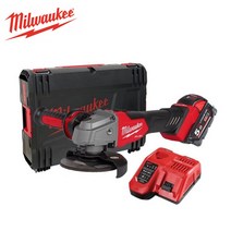 밀워키 그라인더 5인치 충전18V 속도조절 M18 FSAGV125XB 본체, 2. 5Ah배터리 1개+본체+충전기+케