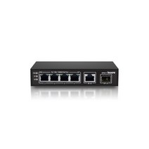 [이즈코어] GP0411 [스위칭허브/4포트PoE/1000Mbps/SFP1/UTP1] ▶ 단독 ◀
