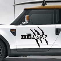 정크야드 오프로드 대형 스티커 wl_291, 1개, 흰색