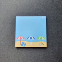 0.7M 부산여행 굿즈 해운대 디자인 메모지