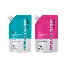 미용실 대용량 헤어칼라크림 염색약 500g (산화제 염모제 염색도구 증정), 6호 밝은갈색(새치커버용)