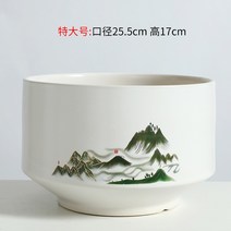 동양난 서양난 승진 화분 중국 스타일 고급 세라믹 꽃 화이트 아트 대구경 호 접 특수, jt266 흰색 가로 - 초대형(플라스틱 트레이