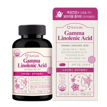 뉴트리랩스 감마리놀렌산 600mg 60캡슐 미국산 피부과민 면역과민개선 혈행개선 월경증후군 생리영양제