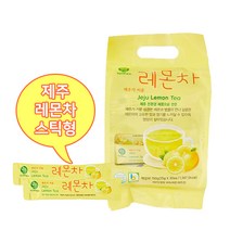 [딜리버리팜]제주 친환경 레몬을 그대로 갈아서 만든 레몬차 스틱 750g, 레몬차스틱750g