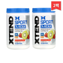 Xtend Sport 7G BCAA 딸기 키위 스플래시 345g(12.2oz), 2개묶음