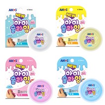 아모스 아이 슬라임 색상 투명 노랑 핑크 하늘 단품 스트레스해소 촉감놀이 집콕 어린이 초등 말랑이