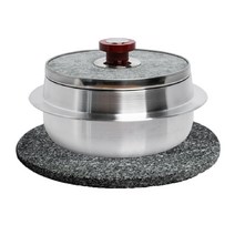 장수주방 장수곱돌 주물곱돌솥+다용도 곱돌받침 가마솥밥 누룽지 숭늉, 주물곱돌솥, 소+다용도 곱돌받침