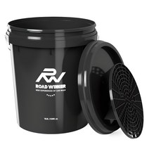 로드위너 대용량 세차 버킷 + 그릿가드 + 뚜껑 세트, 20L, 혼합색상 대표사진
