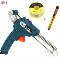 납 납땜 흡입기 제거기 자동 보내기 주석 총 전기 땜 인두 재 작업 스테이션 땜 제거, 푸른, 유럽 ​​연합