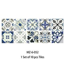 10pcs 블루 앰프 주방 backsplash 바닥 pvc 아트 벽지 필 앰프의 타일그라운드 용 회색 무광택 표면 벽 스티커 필름 막대, 10cmx10cmx10개, mz-6-052