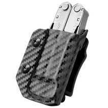 Kydex Leatherman WAVE & 플러스리바서지 헤비 듀티SKELETOOL 멀티 툴 파우치 미 탄소 섬유 사용 가능, Carbon-Fiber