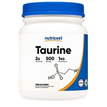 뉴트리코스트 타우린 파우더 1KG Nutricost Taurine, 1개, 기본