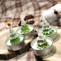 수제몰드 - 큐트미니 크리스마스 트리 3D 1구, A-D타입 전부