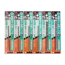 유니카 타일 기리 드릴 비트 TR 대리석 석재 슬레이트 석고보드 기와 도기, 3mm