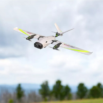 원격 제어 비행 비행기 bnf omphobby zmo vtol fpv 항공기 조종기 지원 다양한 모드 고정 날개, 회색