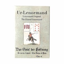Magpies Lenormand 오라클 카드 운명 점술 가족 파티 종이 게임 타로 PDF 가이드, [03] 다크 카키