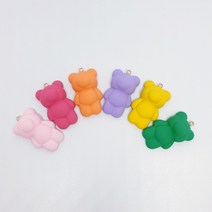 컬러 아크릴 곰돌이 키링 베어키링 키링재료 악세사리부자재 베어키링 아크릴키링 만들기