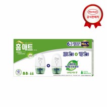 헨켈 홈매트 리퀴드 그린 기계 2입+리필 2입 허브향, 단품