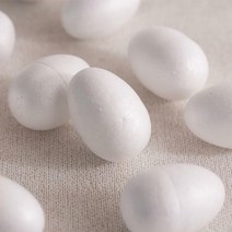 스티로폼 달걀 모형 10P 7cm