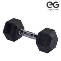 에르고기어 EG 고무 육각아령 4kg 5kg 6kg 7kg 8kg 9kg 10kg 헬스 운동 아령