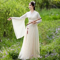 단아한 와이드 소매 어른 한국 무용 의상 여성 계량 퓨전 한복 사극 드라마 촬영 의상