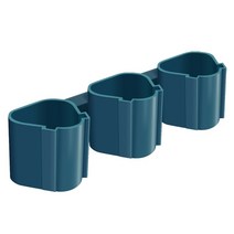 Makita용 10.8V 밀워키 12V 배터리 및 공구 보관함 키트 벽걸이 랙 빨간색, Blue