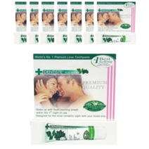 덴티스테 플러스 화이트 치약 튜브형, 10g, 8개