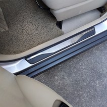도어스커프 사이드 스텝 몰딩 트렉 Mazda 2020 CX5 Cx30 2 6 3 스레숄드 스커프 플레이트 프로텍터 자동, 03 SKY SL